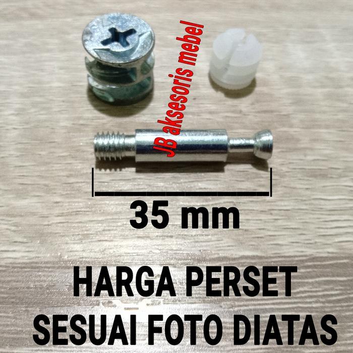 SKRUP BAUT MINIFIX 3,5 cm / SEKRUP MINIFIK MEBEL 35 mm SOCKET CASING