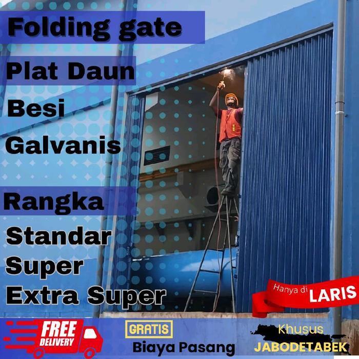 Folding gate pintu besi pintu toko pintu ruko rolling door warung