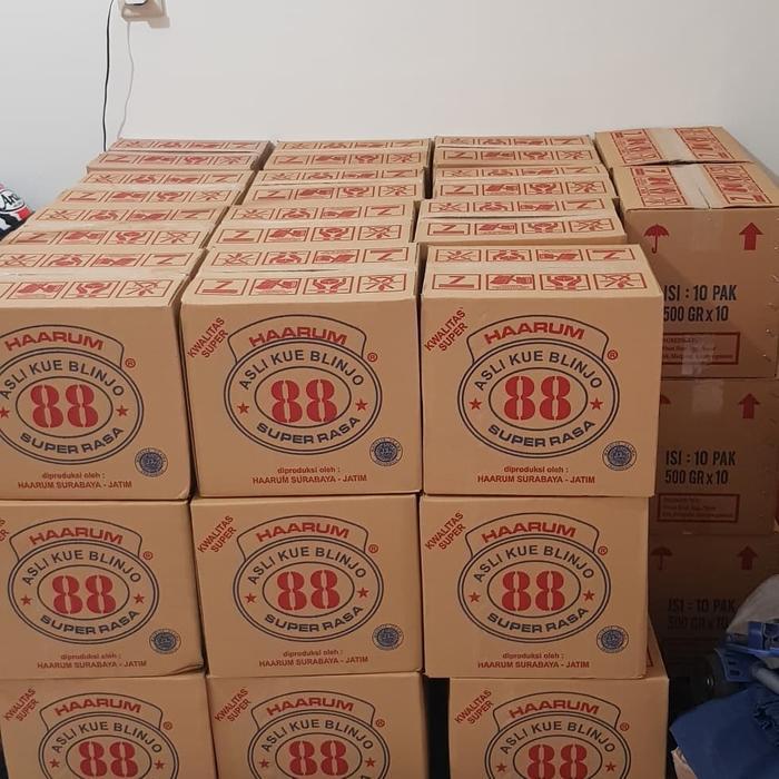 Kue kering emping blinjo "88" by Haarum