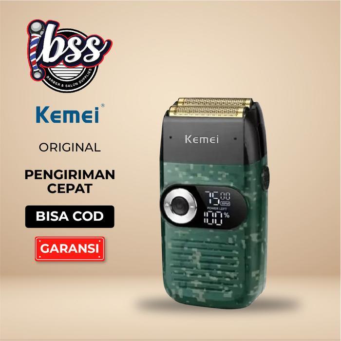 TERLARIS Kemei 2027 KM 2027 ARMY Shaver digital