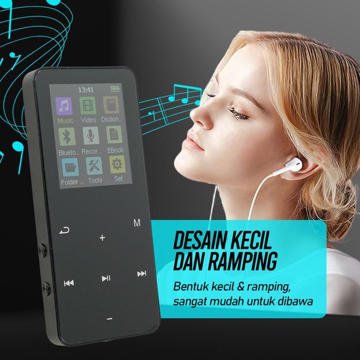 MP3 Digital Audio Player Walkman MP4 Bluetooth 5.0
