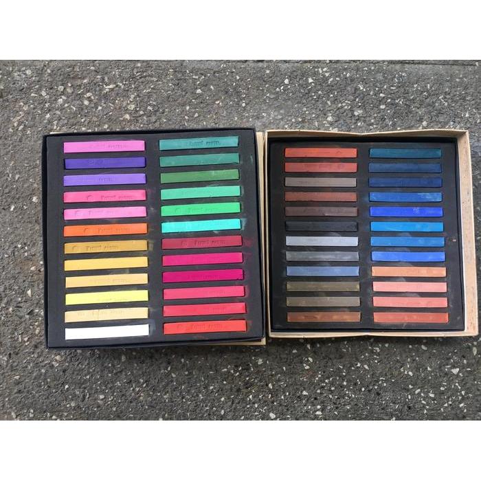 Maries Master Soft Pastel Set 48 Warna - Marie'S Soft Crayon Oil Pastel Kapur Hair Chalk Terbaik