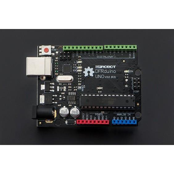 Dfduino Uno R3 Like Arduino Uno From Dfrobot Original Black Pcb