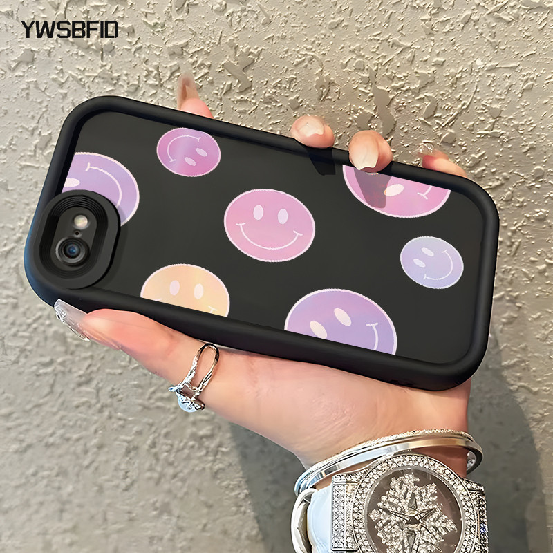 YWSBFID Casing Hp Untuk iPhone 6 Plus 6s Plus 7 Plus 8 Plus SE 2020 X Xr Xs Max Case Casing pola Sun