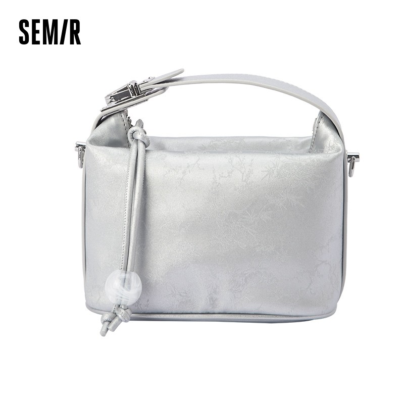Semir Bag Handbag Women 2024 New Chinese Style Dumpling Bag New Chinese Style Beaded Shoulder