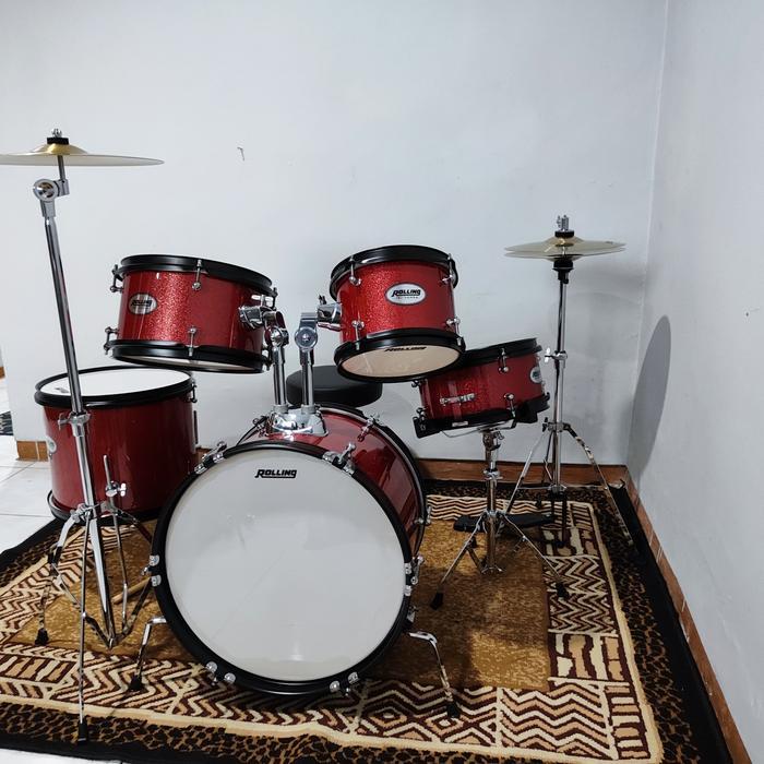 DRUM SET JUNIOR ROLLING JBJ-1049A/DRUM KECIL/DRUM SET ROLLING/DRUM - CDEL