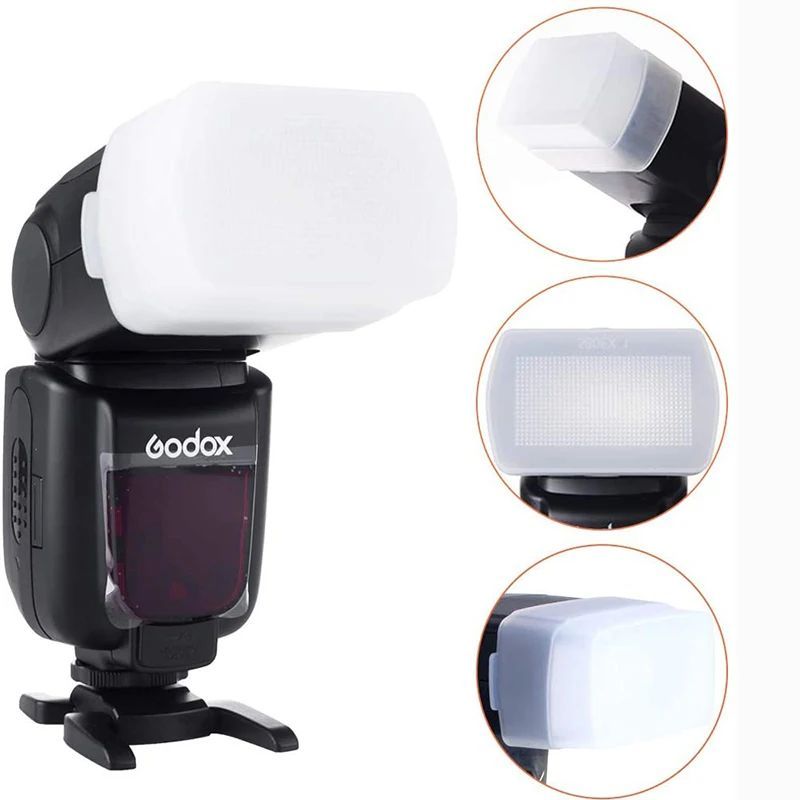Flash Diffuser Dome Bounce Fit For Canon Speedlite 580Ex 580Ex Ii V850 860Ii Tt685 Tt600 Tt520Ii