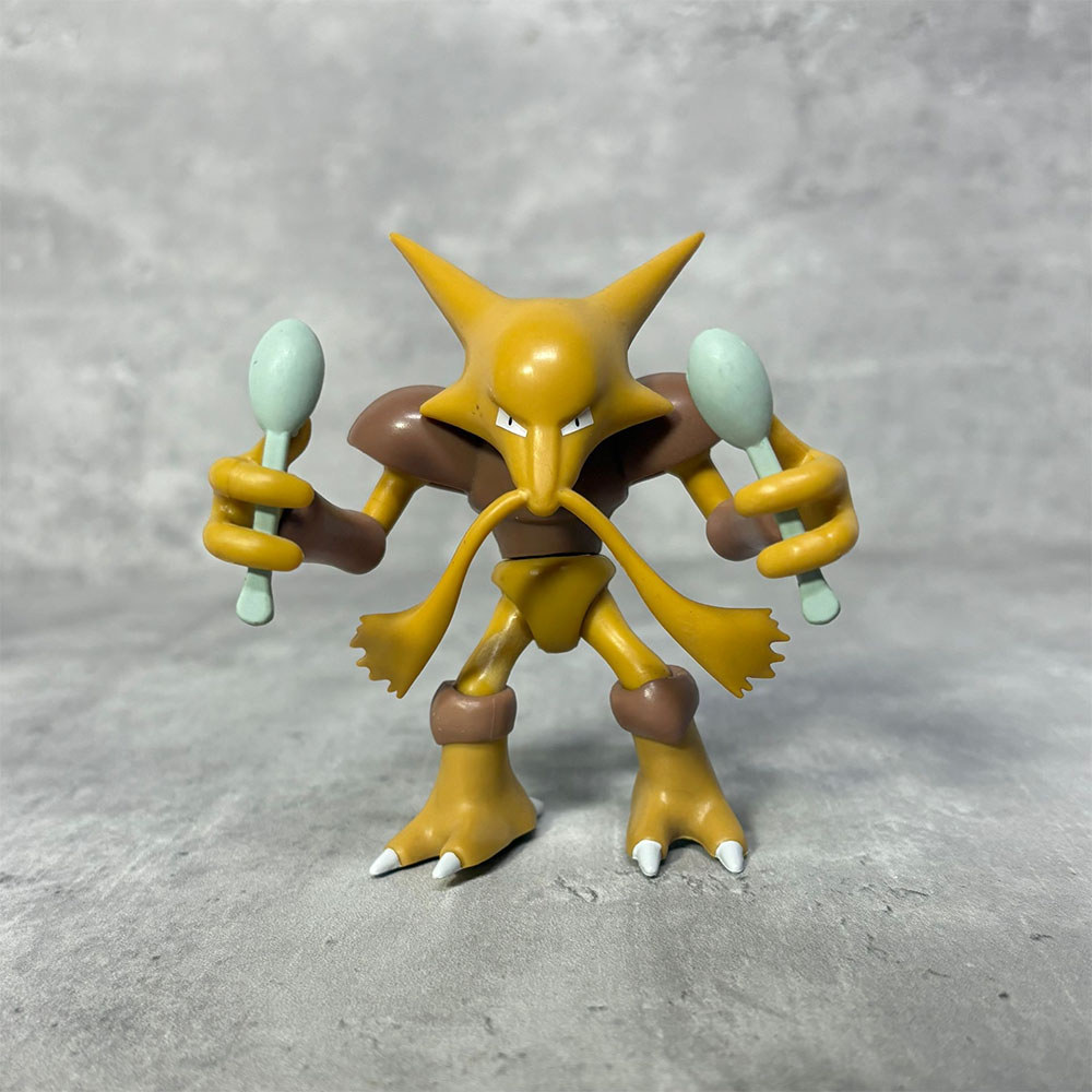 New Abra Alakazam Action Figure Toys 9cm Alakazam Anime Figure Toys Collection Dolls Gifts for Kids