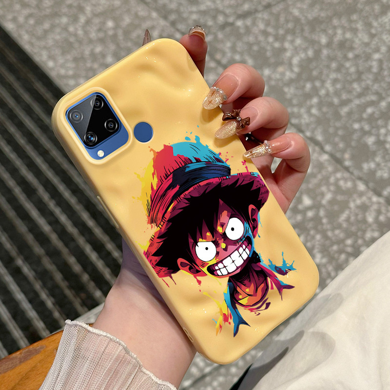 Casing Hp Untuk Realme C15 Case Casing pola anak laki-laki Kasing HP Cesing Bentuk Meteorit Kesing p