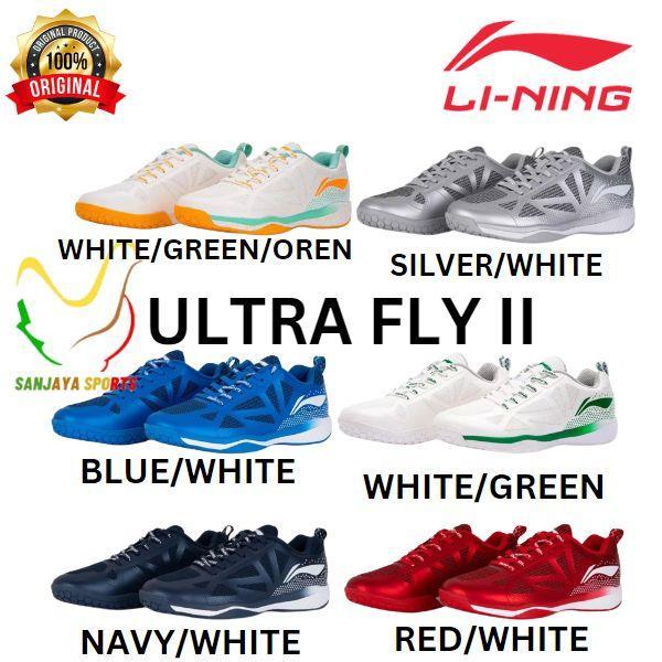 SEPATU LINING BADMINTON BULUTANGKIS LINING ULTRA FLY II ORIGINAL