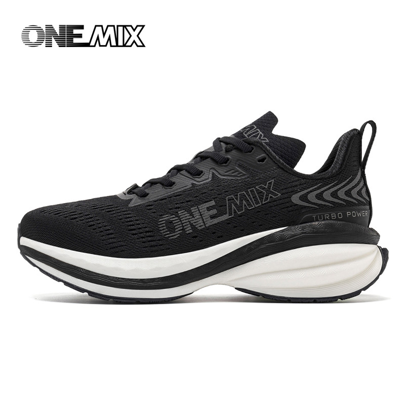 Onemix Men'S Cushioning Running Shoes Athletic Shoes Heavyweight Runner Non-Slip Sports Shoes