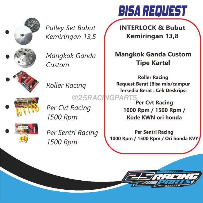 Paket Ekstra Fuul Komplit Upgrade Cvt Vario 125 Vario 150 160 Paketan Kirian Cvt Pcx Adv - Vario 125