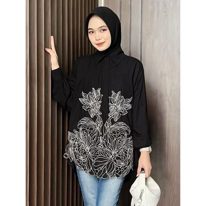 Atasan Kemeja Athaya Atasan Kemrja Athaya Terbaru Wanita Baju Cewek Katun Terpercaya