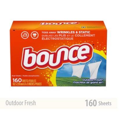 BOUNCE DRYER SHEET SOFTENER WIPES TISU PELEMBUT ISI 80