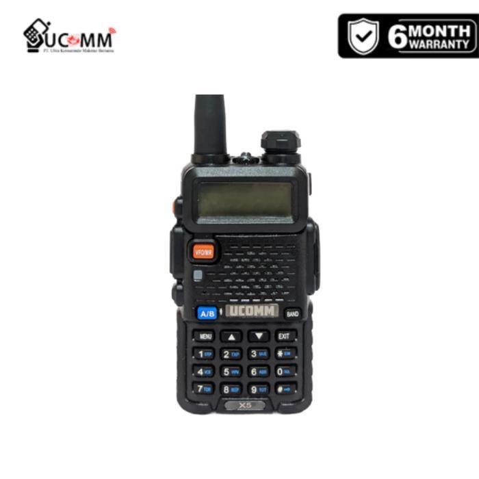 UCOMM X5B X5 UV5R BFUV5R BF UV-5R HT DUAL BAND ORIGINAL GARANSI