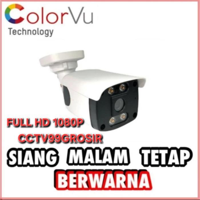 Camera Cctv Outdoor Full Color 2Mp 1080P
