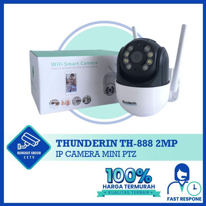 Ip Camera Mini Ptz Thunderin Th 888 2Mp Wifi Smart Camera App Icsee