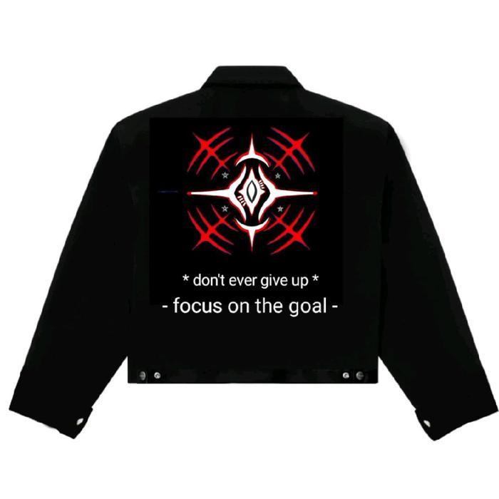 boxy Work Jaket pria hitam Boxy Jaket hitam Kemeja Hitam Wanita