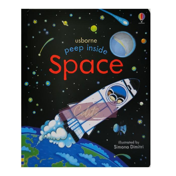 USBORNE PEEP INSIDE SPACE USBORNE BOOK LOOK INSIDE
