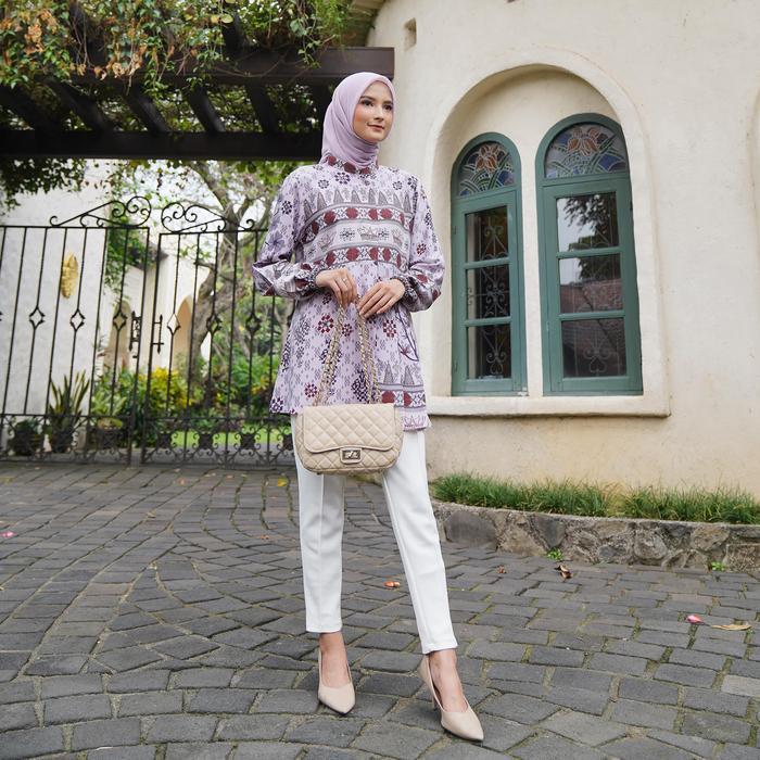 Ini Murah Nada Blouse Print Denosa Premium