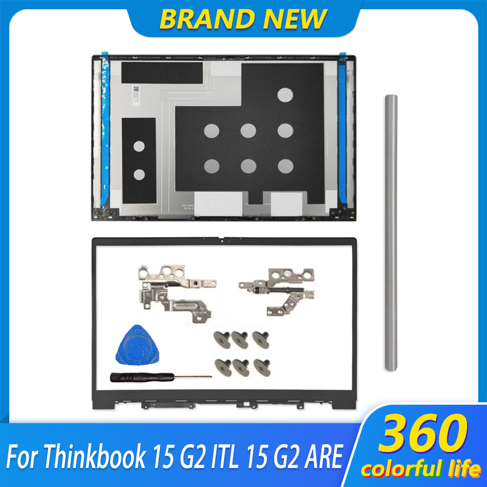 New For Thinkbook 15 G2 ITL 15 G2 ARE LCD Back Cover Front Bezel Palmrest Bottom Lower Case Hinges