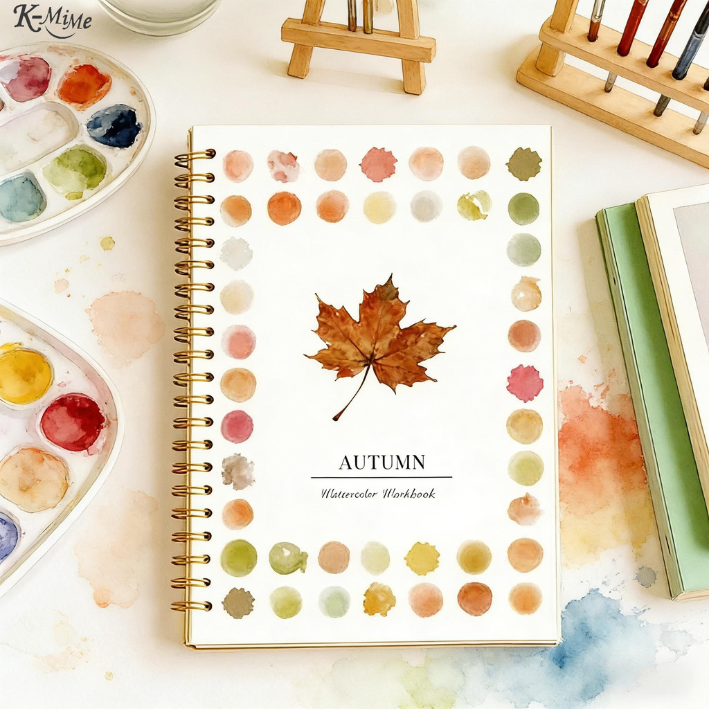 Watercolor Workbook Drawing Coloring Book
