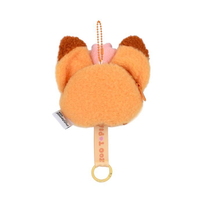 Ataru Disney Zootopia Dompet Koin Dengan Gantungan Plush Nick - Cokelat Coin Wallet Coin Purse