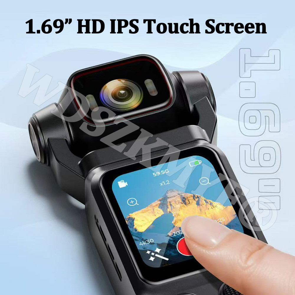 4K Handheld action camera DV Vlog With Touchscreen,4K Pocket camera Video recording camera,