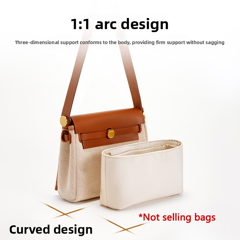 Bag organizer insert For herbag mini nylon storage durable fashion bag support storage inner