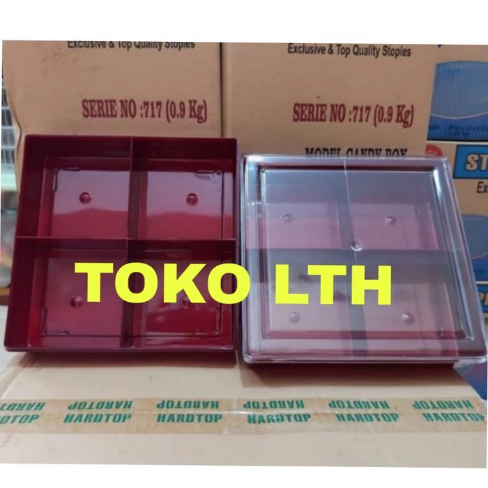 Toples Candy Box 717 Hardtop Toples Kue Kering Segi Kotak Sekat 4