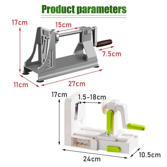 Spiral Potato Chipper Alat Pemotong Kentang Goreng Pisau Pemotong Kentang