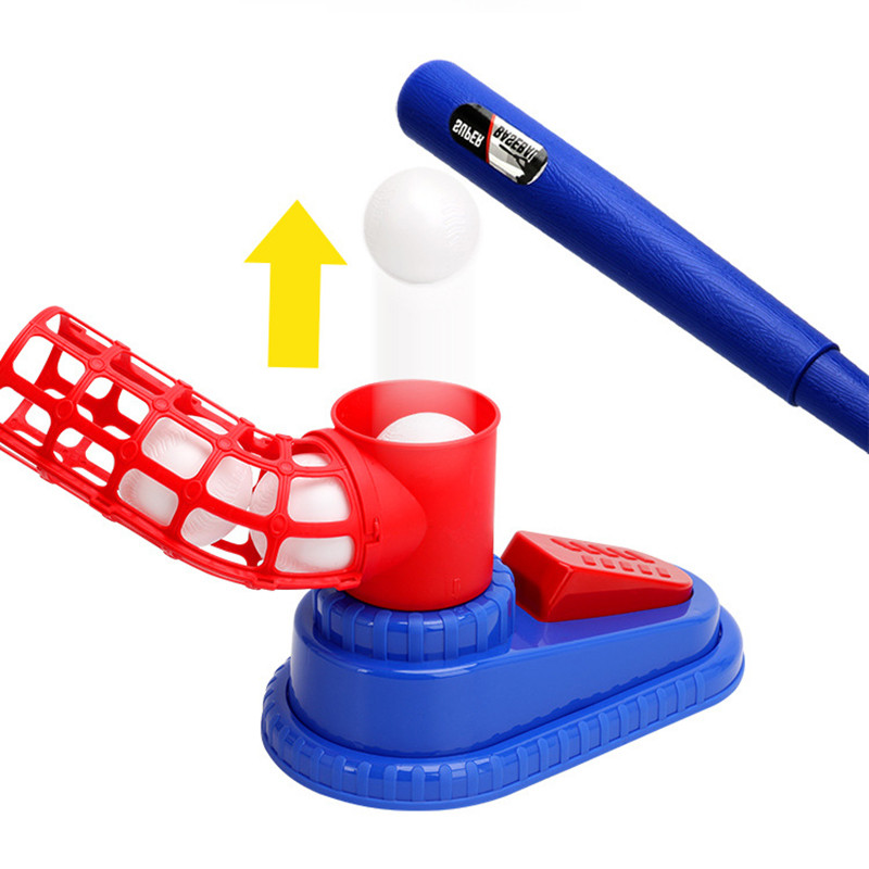 Baseball Ball Toys Adjustable Automatic Pitching Baseball Backyard Outdoor Sports Toy Machine Games