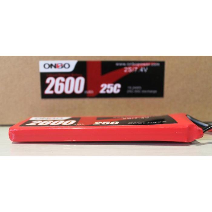LIPO 2S 7.4V 2600MAH 25-50C ONBO POWER BARU - REMOTE, TOY, CONTROL ORIGINAL QUALITY