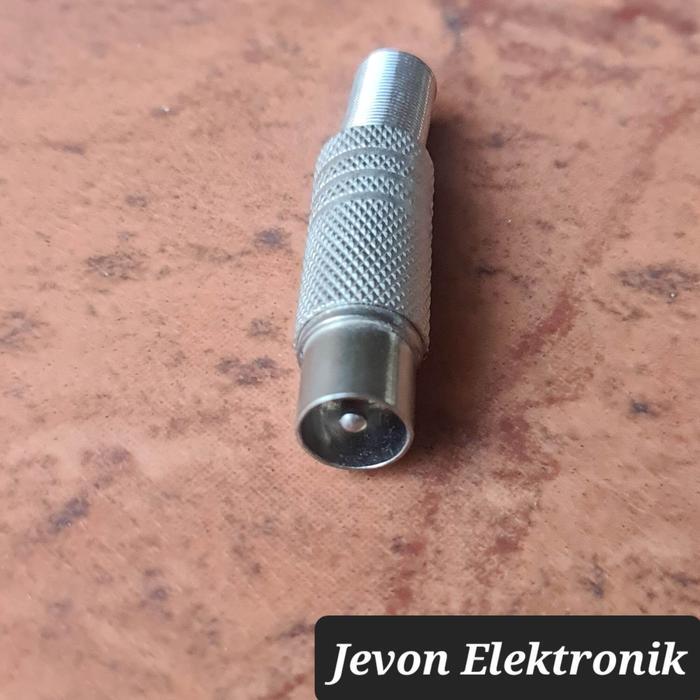 Jack Antena Tv Besi Male Female Buntut Jek Anten Cowok Cewek