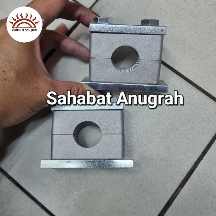 Clamp Pipa 28 Mm Aluminium Heavy Duty // Klem Pipa Aluminium