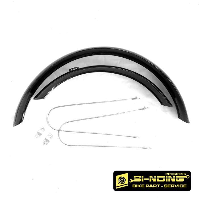 Fender Spakbor Slebor Sepeda Lipat 16 Inch Bulat Setengah Lingkaran Tbk