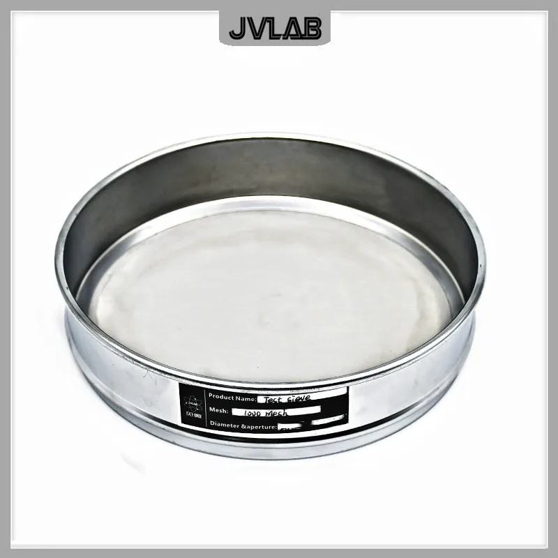Terbaru Sample Test Sieve 304 Stainless Steel Filter Mesh And Frame Diam. 20 cm 250 - 1000 Mesh