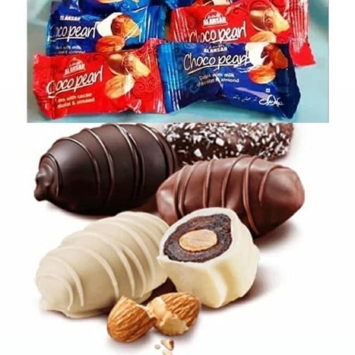 Promo Coklat kurma isi almond chocolate dates 1kg