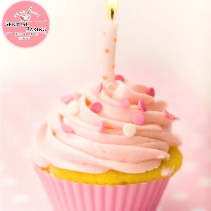 SPRINKLE KUE BUNGA MESES PUTIH PINK / SPRINGKLE KUE SPRINGKEL HIAS KUE