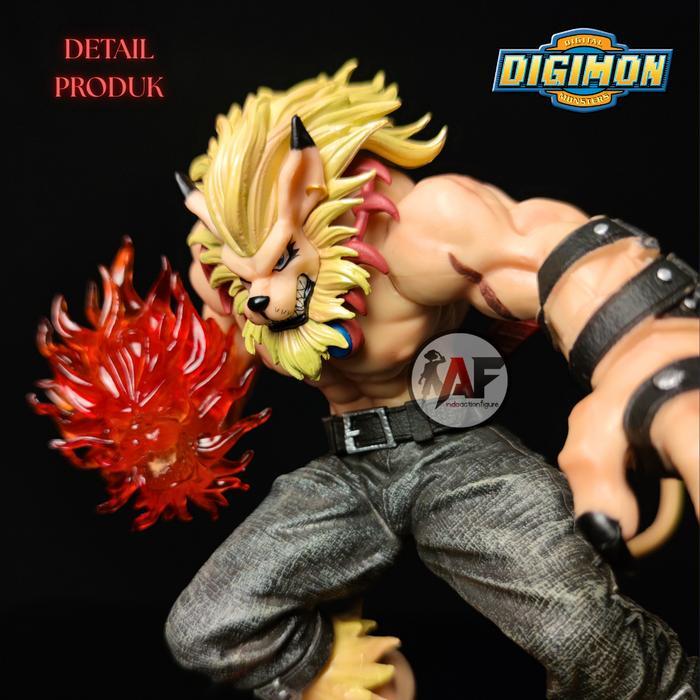 Statue Action Figure Digimon Wolfmon, Fairymon, Agnimon JSC Studio , Leomon Soar Studio Design