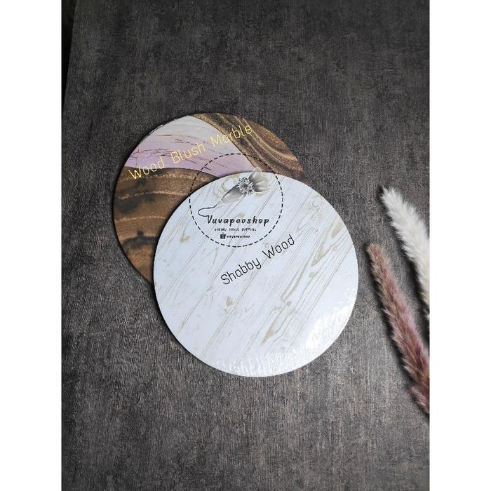 Cake Board Round / Tatakan Kue / Alas Kue / Cake Board / Alas Kue Marble