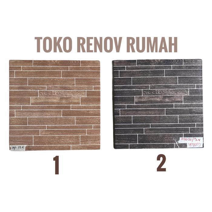 Keramik motif bata 40x40 kayu KW1/ keramik dinding / keramik lantai