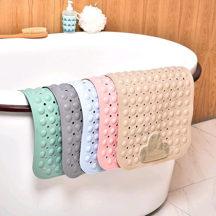 Keset Shower Bathtub Terapi Pijat Anti Slip Kamar Mandi PVC