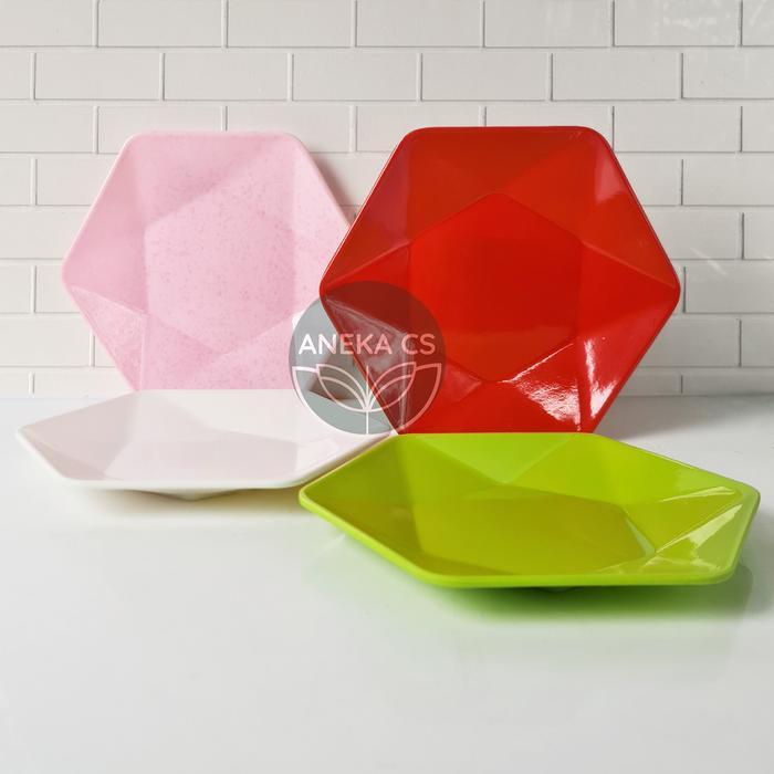 Piring Saji Melamin 7 inch - Piring Aesthetic - Piring Saji - P4108