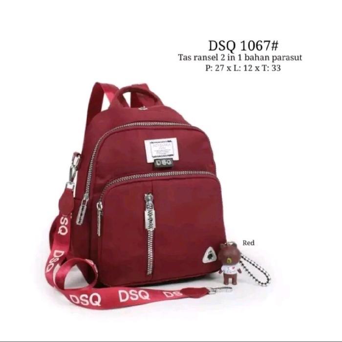 Tas ransel wanita DSQ PARASUT IMPORT KOREAN ORIGINAL TERBARU