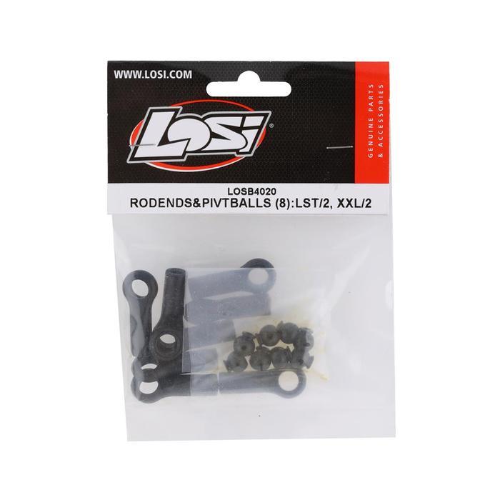 TEAM LOSI B4020 LOSI ROD ENDS & PIVOT BALLS (8): LST PART RC