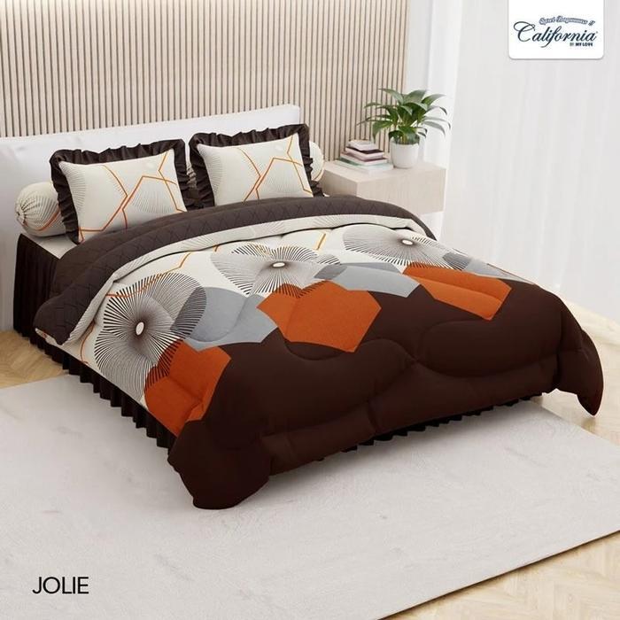 bed cover set california 180x200 sprei rumbai (official my love)