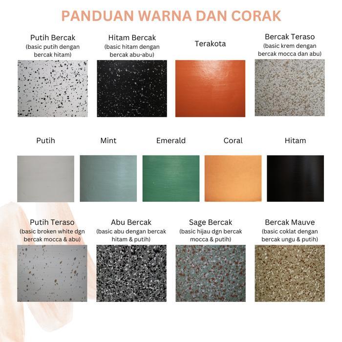 POT TERAKOTA MINIMALIS MODEL SILINDER TABUNG D20T35