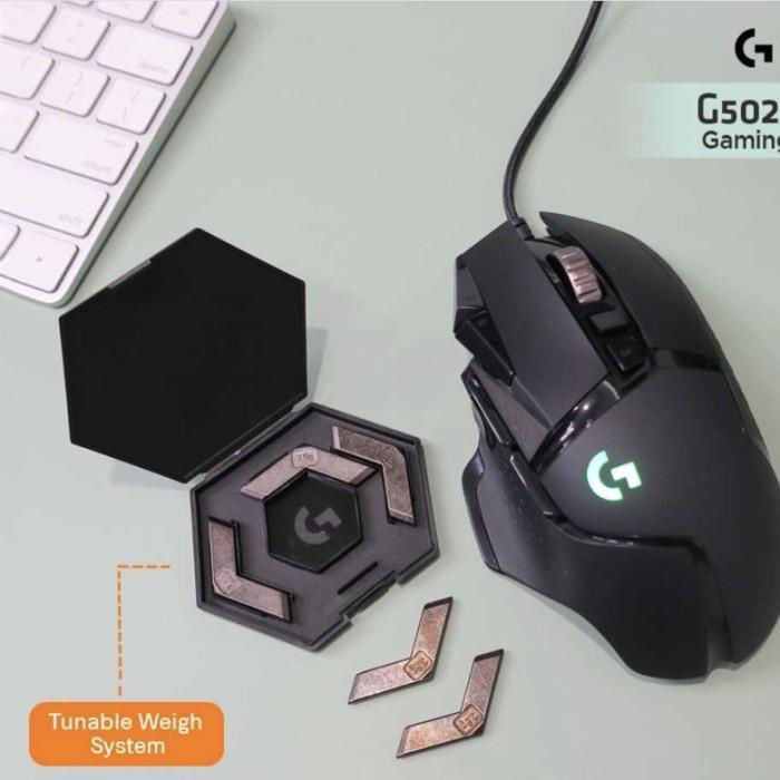 LOGITECH G502 HERO / MOUSE LOGITECH G 502 HERO ORIGINAL GARANSI RESMI
