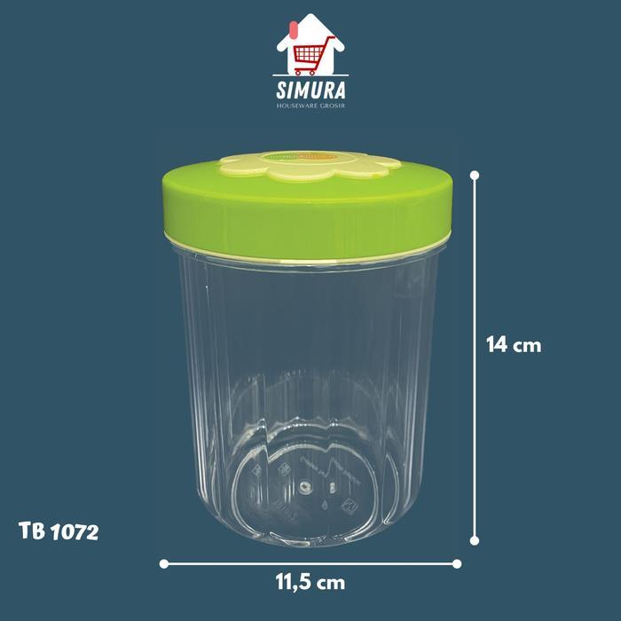 TOPLES BULAT BESAR TOPLES SNACK JAJAN TOPLES BULAT TUTUP TOPLES LEBARAN ( TB 1072 H ) Plastik Hijau